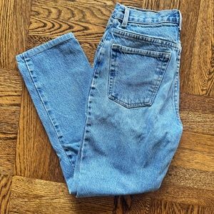 Joes Jeans Vintage Straight Leg Heavy Denim Jeans Size 4 Washed Blue